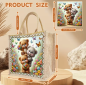 Preview: Diamond Painting Tragtasche drei Teddybären